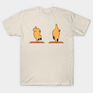 Pug Yoga Handstand T-Shirt